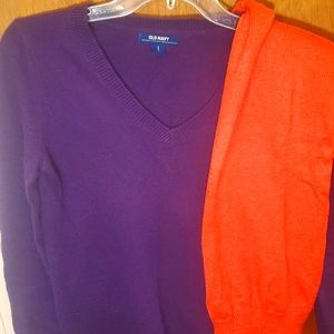 2 size small petite sweaters